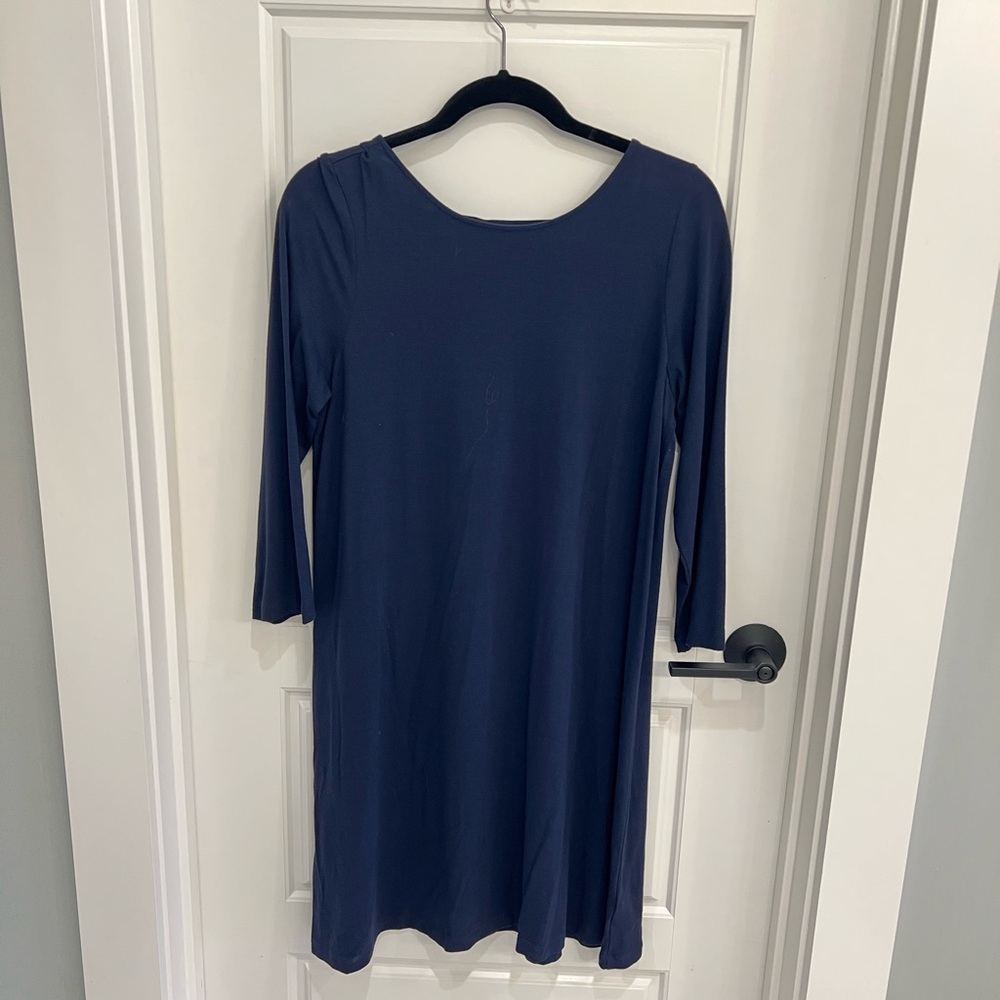 Elegant Navy Blue Dress